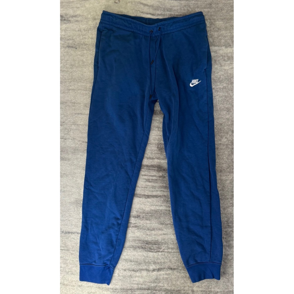 Nike Sportswear Club Fleece Joggers Mens Medium Royal Blue Tapered Sweatpants